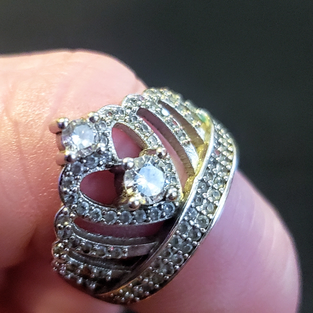 Sterling Silver & Swarovski Crystal Crown …